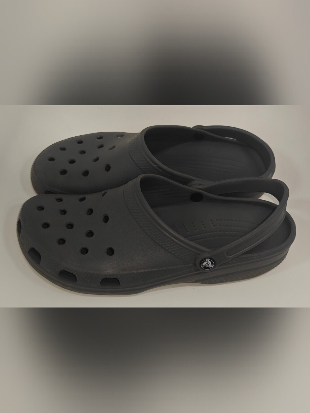 Classic Crocs Unisex Men Women Clog Size US 14 M Gray Slip-On Comfort Shoes Good